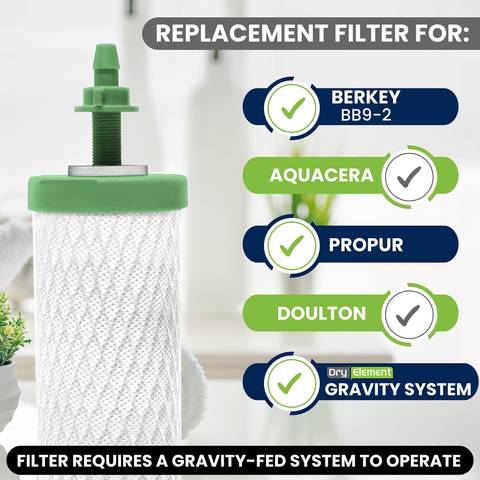 Green Nano Gravity Water Purification Filter